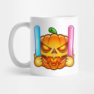 Halloween Pumpkin Sticks Mug